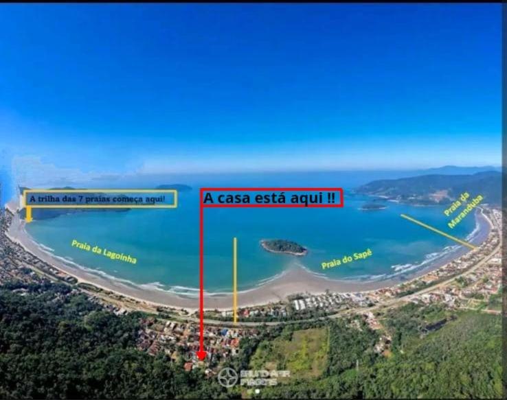 Hospedagem Para Temporada Em Ubatuba Bagian luar foto